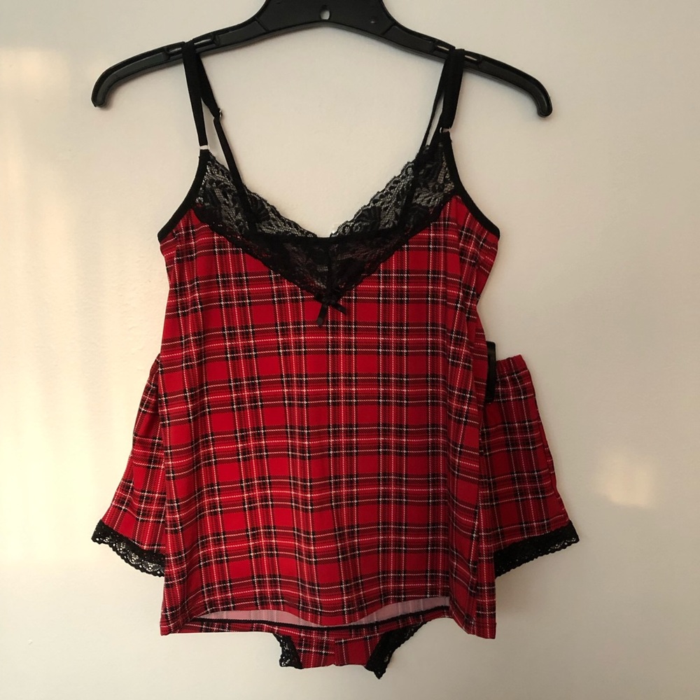Red Checkered Pajama set